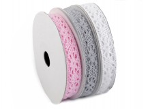 5m Häkelspitze Borte Baumwollspitze Farbvarianten 5